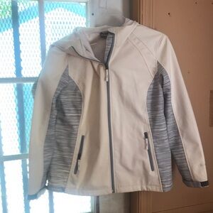 Woman’s hoodie. Not for skiing. Like new. Zipper front.